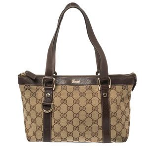 Gucci ABBEY CLOTH HANDBAG some wear look at the pics